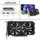 thumbnail image 1 of de Video GPU , con Ventiladores Axiales, Ventilador de Congelación de Control de Ventilador Activo de Enfriamiento, para Computadora 1 4 GB Soledad Tarjetas gráficas, 1 of 9