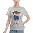 thumbnail image 1 of T-Shirt Basique à Manches Courtes pour Femmes Detective Conan Conan, 1 of 6