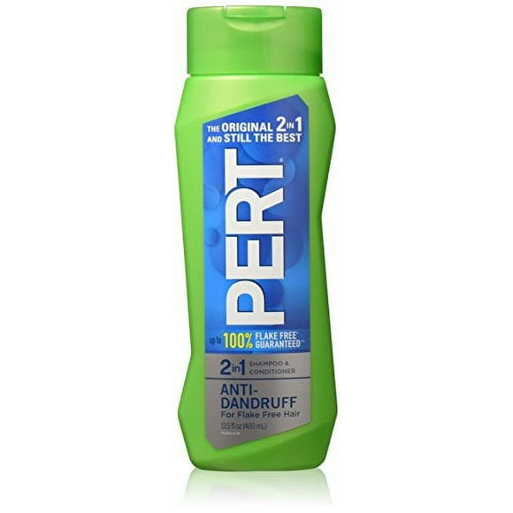 Pert Plus 2 en 1 Shampooing et Revitalisant Antipelliculaire 13,5 Onces (Pack de 2)