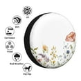 thumbnail image 4 of Yiaed Watercolor Floral Print Print Tire Wheel Cover, tire covers for trailers,rv wheel covers,rv tire covers, camper tire covers,tire covers for cars-15 inch, 4 of 6