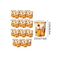 thumbnail image 3 of Yhmxh 24Pcs Fall Disposable Paper Cups Thanksgiving Party Supplies, Pumpkin Maple Leaf Printed Party Cups, Autumn Harvest Themed Beverage Cups for Hot Cold Drinks, Thanksgiving Dinner, Fall Festival, 3 of 6