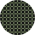 thumbnail image 1 of Ahgly Company Machine Washable Indoor Round Transitional Night Black Area Rugs, 9' Round, 1 of 7