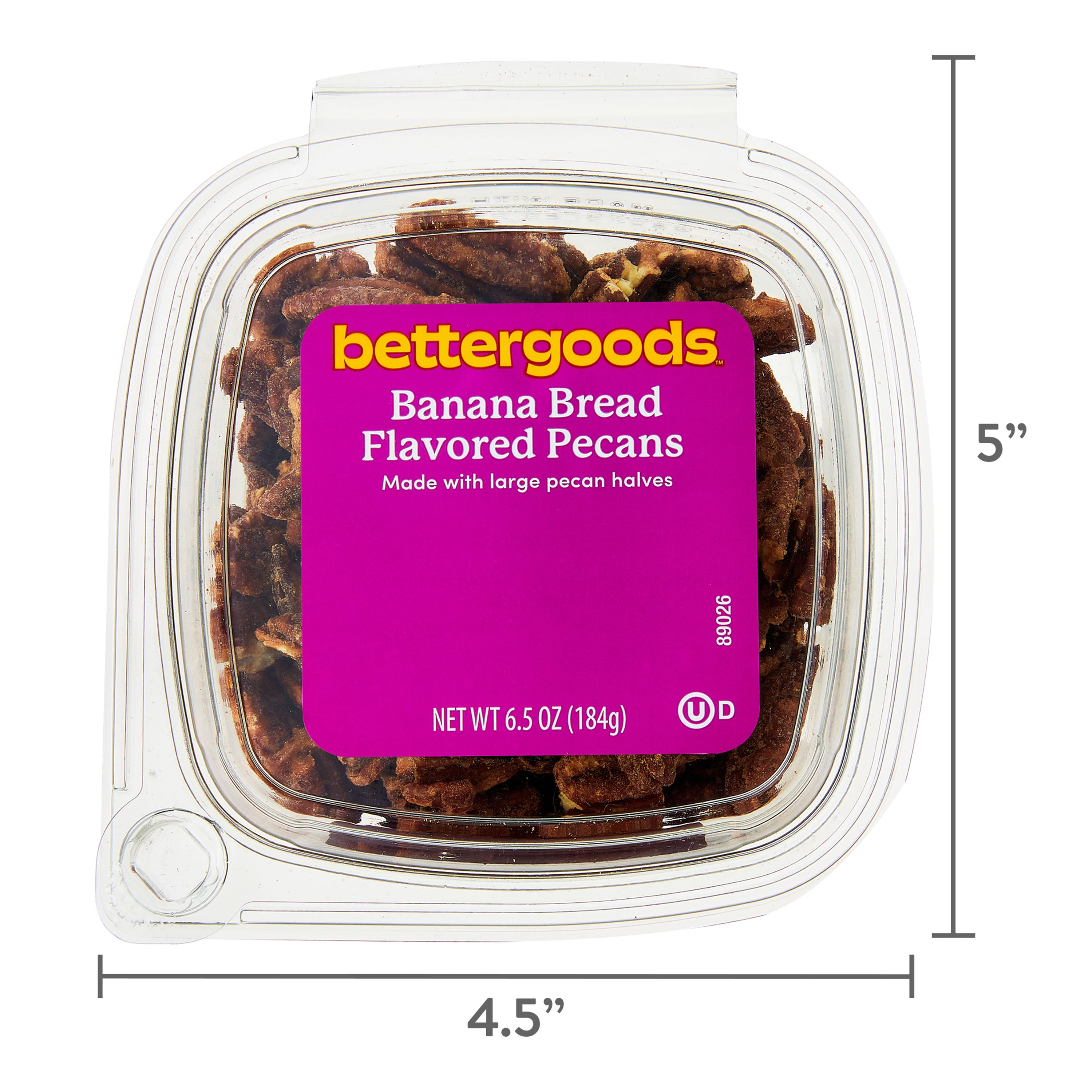 bettergoods Banana Bread Flavored Pecans, 6.5 oz