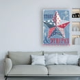 thumbnail image 3 of Trademark Fine Art 'Stars and Stripes Star Dark' Canvas Art by Beth Grove, 3 of 3