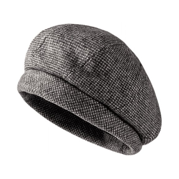 Fashion Retro Beret Autumn And Winter Warm Outdoor Student Hat Dome Autumn Painter Octagonal Hat