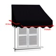 thumbnail image 5 of ALEKO 6' x 2' Window Awning Door Canopy, Black Color, 5 of 10