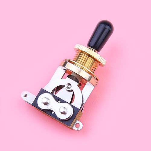 Interruptor De Palanca De 3 Vías Para Guitarra Eléctrica - Golden W / Baoblaze Interruptor de palanca de 3 vías para guitarra