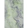 thumbnail image 2 of Addison Rugs Mayfield Premium Machine Washable Transitional Abstract Aloe Rectangle Rug, 3' X 5' Machine Washable Transitional Abstract Aloe Oversized Sherpa Throw Blanket, 2 of 7