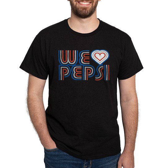 CafePress - We Heart Pepsi T Shirt - Men's Classic Cotton T-Shirts