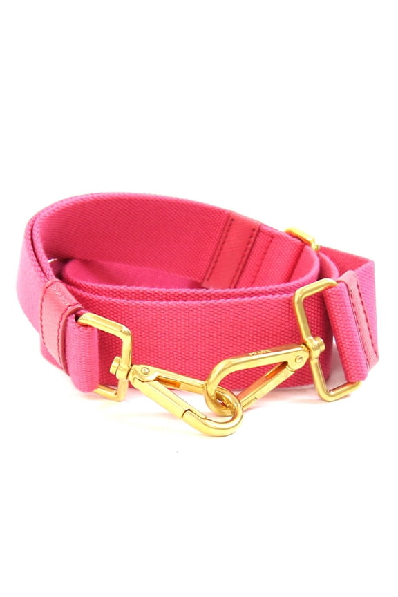 Pre-Owned Prada Pink Canvas Shoulder Strap Replacement for Women's PRADA (Good)