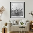 thumbnail image 4 of Historic Framed Print, Criminal kneeling over his own grave - Japanese executioner beheading a condemned Chinese, Tientsin, China, 17-7/8" x 21-7/8", 4 of 9