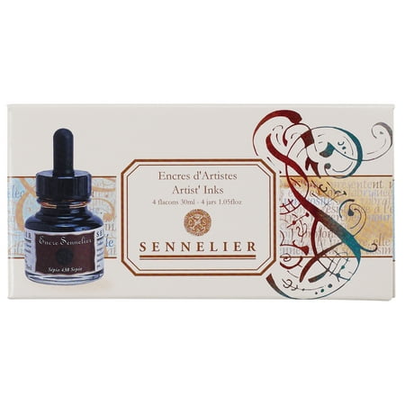 UPC: 3046450424543 | Sennelier Artist s Ink Set 4-Bottles 30ml