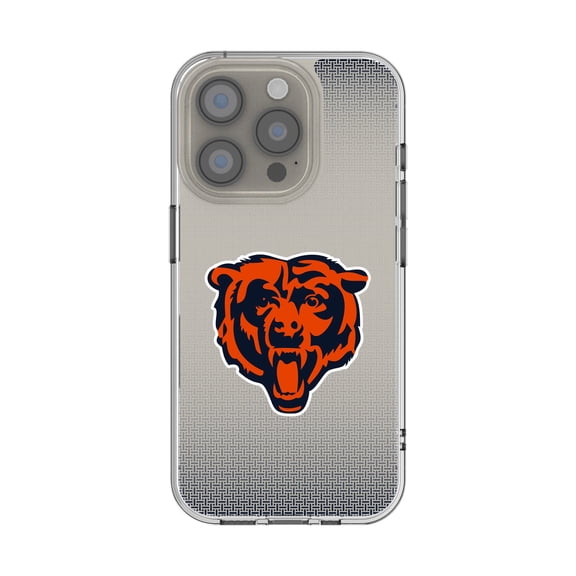 Chicago Bears Linen Logo iPhone Clear Case