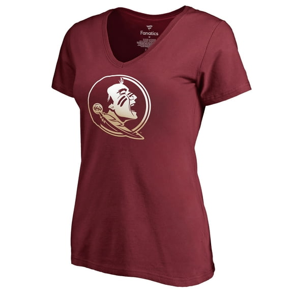 Women's Garnet Florida State Seminoles Gradient Logo T-Shirt
