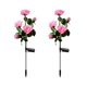 thumbnail image 2 of Fiudx Luces Solares de Flores, Lámparas Decorativas de Cinco Cabezales, Iluminación Exterior Resistente a La Intemperie, Diseño de Energía Solar de Bajo Consumo, Ideal para Jardines, Patios y Césped,, 2 of 6