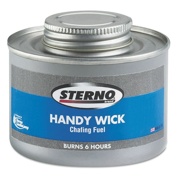 sterno 10368 Handy Wick Chafing Fuel, Methanol, 6 Hour Burn, 7.11 Oz Can, 24/carton