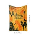 thumbnail image 3 of Couverture Jetée d'Automne, Couverture en Flanelle à Imprimé Numérique d'Halloween Effrayante, Couverture Jetée Toutes Saisons pour Sofa, Couvertures Jetées d'Halloween, 3 of 6