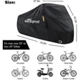 thumbnail image 2 of Bike Cover Outdoor Waterproof Bicycle Covers With Lock Hole-ZY, 2 of 5