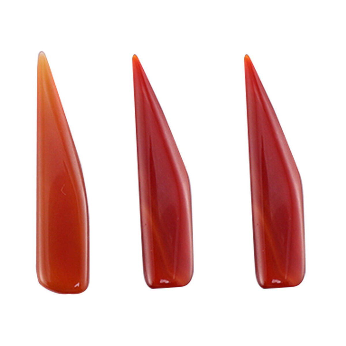 Agate burnisher 3pcs Agate Burnisher Jewelry Agate Polisher Sliver