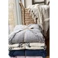 thumbnail image 4 of Elrene Home Fashions Farmhouse Living Rustic Vogue Aspen Diamond Tufted Fringe Blanket Throw for Couch/Sofa/Bed/Everyday, Single (50 in x 60 in), Ivory Single Throw (50 in x 60 in) Ivory, 4 of 6