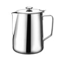thumbnail image 1 of Jarra que hace espuma de leche de acero inoxidable de 600 ml con tapa para café expreso, 1 of 5