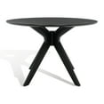 thumbnail image 2 of SAFAVIEH Couture Carolee 46" Round Dining Table, Black, 2 of 11