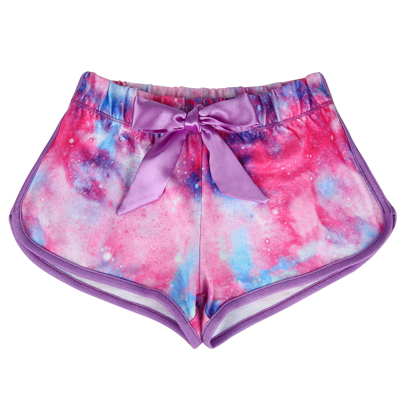 HDE - HDE Girls Pajama Shorts Glitter Printed Dolphin Sleep Short w ...