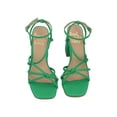 thumbnail image 5 of Zapatillas Casuales de Mujer Tacón Bloque Tiras HEAD OVER HEELS Verde 24, 5 of 5