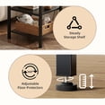 thumbnail image 5 of CONCETTA 3 Tier Nightstand with Charging Station, Bedside End Table for Bedroom Living Room, Black, 5 of 7