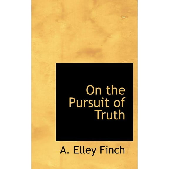 On the Pursuit of Truth (Hardcover)