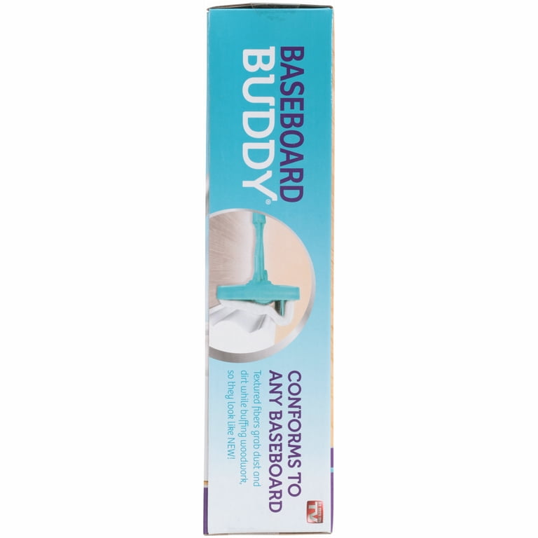 Baseboard Buddy – Baseboard & Molding Cleaning Tool! Includes 1 Baseboard  Buddy and 3 Reusable Cleaning Pads, As Seen on TV
