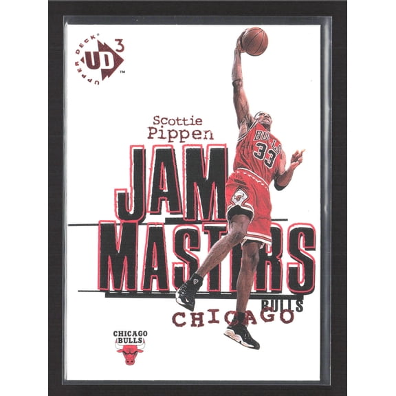 1997 Upper Deck UD3 Jam Masters Scottie Pippen Chicago Bulls #10 /97 Chicago Bulls NBA Basketball Trading Card