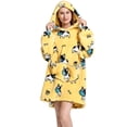 thumbnail image 2 of Sudadera con capucha de gran tamaño para padres e hijos, ropa de dormir de lana con aguacate, manta gigante de invierno, 2 of 4