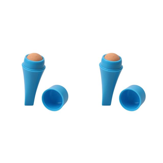 Rodillo absorbente de aceite facial Qarigey maquillaje de viaje portátil Azul 2Conjunto
