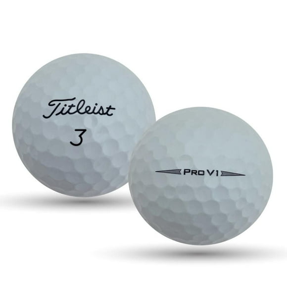 Mulligan - 24 Titleist Prov V1 2020 5A Recycled Used Golf Balls, White