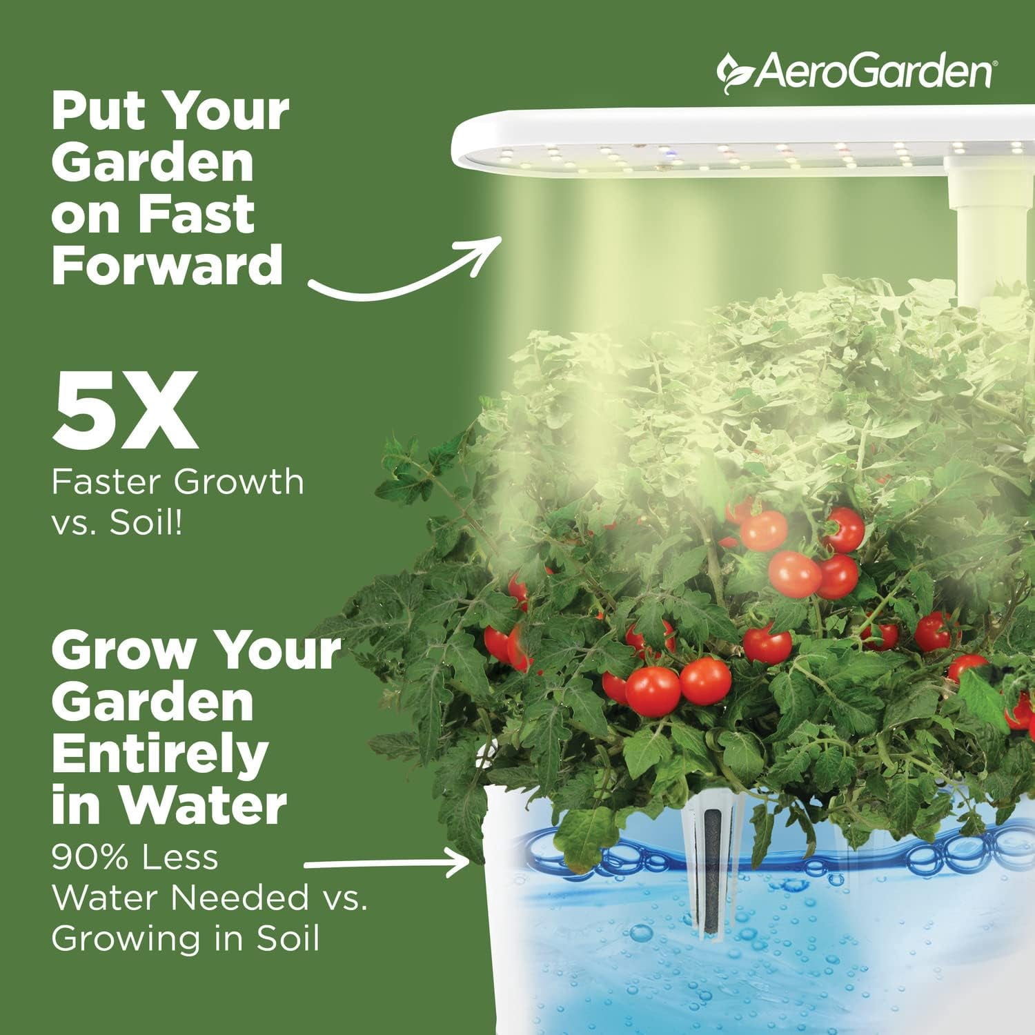 AeroGarden Harvest Slim with Gourmet Herb Seed Pod Kit, Pink