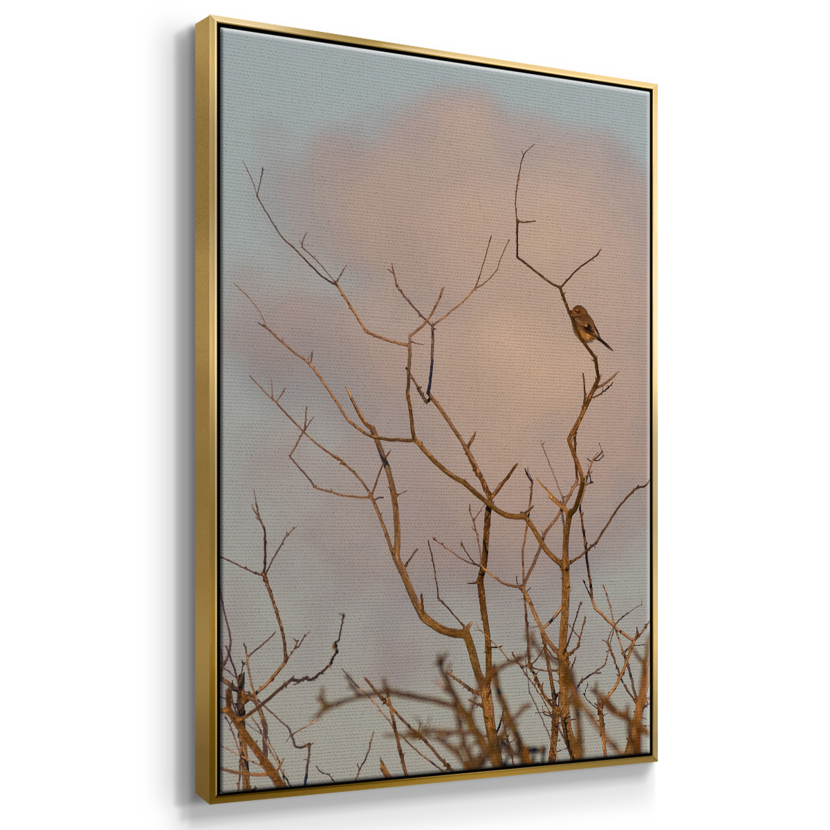 At Dawn Framed Premium Gallery Wrapped Canvas - Ready to Hang