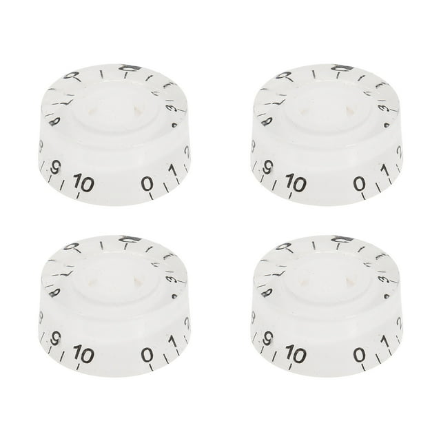 Shisuyan Bass Volume Knob Acrylic 4Pcs 1In Round Connect Rotary Potentiometer