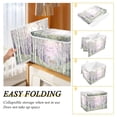 thumbnail image 2 of Yayeee Collapsible Cube Storage Bin with Lid Fabric Closet Decorative Basket with Handles, Purple Deer, 2 of 7