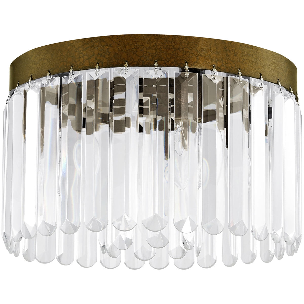 4 Light Palacial Bronze Ceiling Light fixture with Steel base material