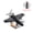 SMT-Aircraft-black, variant on Car interior accessories solar airplane model center console decoration air freshener