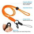 thumbnail image 4 of Uxcell Neck Lanyard with Hook Badge Lanyards Adjustable Long Strap Holder Keychain Orange, 4 of 7