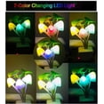 thumbnail image 4 of LED Night Light,Smart Sensor Plug-in Night Light,Color Changing Mushroom Flower Wall Lamp for Kids,Cute NightLight for Bedroom,Bathroom,Stairs,Kitchen,Home Decor Light, 4 of 8