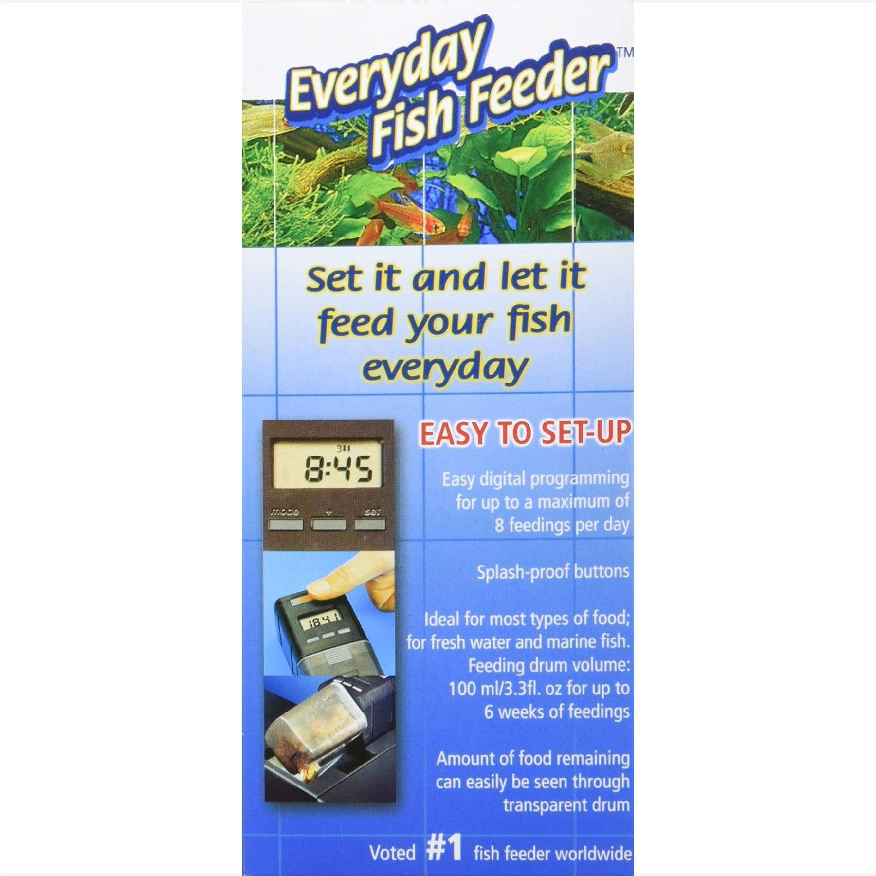 eheim everyday fish feeder programmable automatic food dispenser