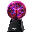 thumbnail image 1 of Lámpara esférica de plasma Theefun de 6 pulgadas, activada por el tacto y el sonido, DC 12 V, 1 of 9