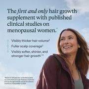 Nutrafol Womens Balance Hair Growth Supplements, Ages 45 and Up, Clinically Proven for Visibly Thicker Hair and Scalp Coverage, Dermatologist Recommended - 1 Month Supply