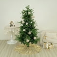 thumbnail image 6 of 36 Inches Gold Tree Skirt,Christmas Tree Skirts Glitter Sequins Velvet Tree Skirt for 4ft Xmas Trees Decorations,Christmas Decorations Sequin Tree Skirt Cover for New Year Party Indoor Holiday Tree, 6 of 9