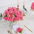 thumbnail image 4 of Dalrosia 4PCS Peonies Artificial Flowers Fake Peony Bouquet for Decoration Faxus Peony Flowers Arrangements Table Centerpieces Wedding Bouquets for Party Home Decoration Indoor, 4 of 8