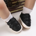 thumbnail image 2 of Baby Girls Boys Shoes Soft Anti-Slip Sole Newborn First Walkers Star High Top Canvas Denim Unisex Infant Sneaker, 2 of 7
