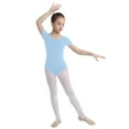 thumbnail image 3 of Miutii Kids Girls Athletic Leotard One Piece Ballet Dance Camisole Fitness Unitard Gymnastics Blue 4, 3 of 8